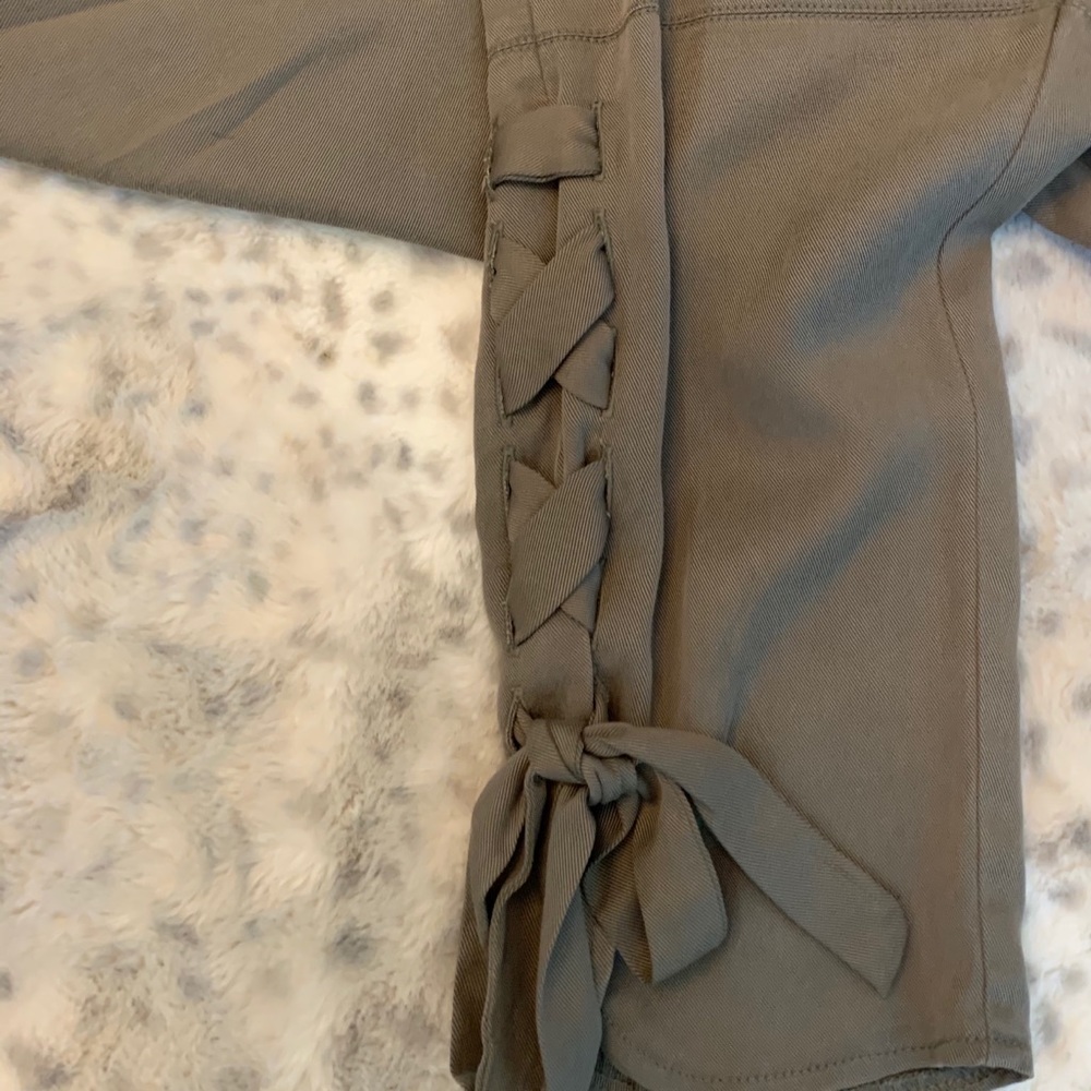 SAKS FIFTH AVENUE olive green pants